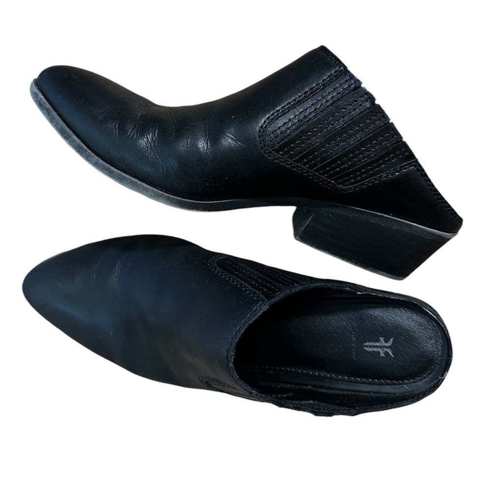 Frye Leather Slip-On Mules